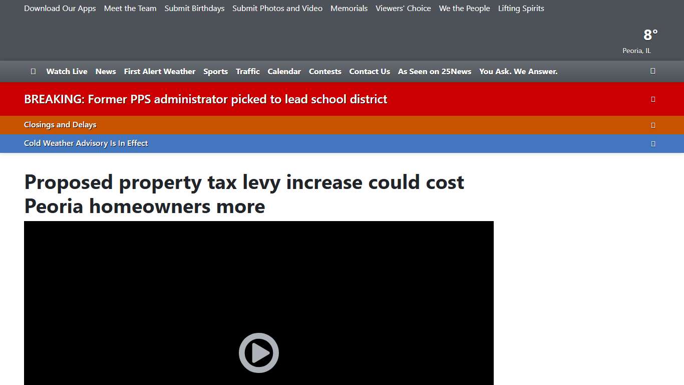 Proposed property tax levy increase could cost Peoria homeowners more